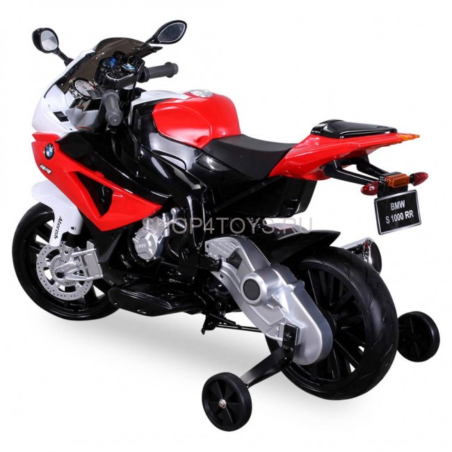 Детский электромотоцикл BMW S1000PR Red 12V - JT528-RED Детский электромотоцикл BMW S1000PR Red 12V - JT528-RED