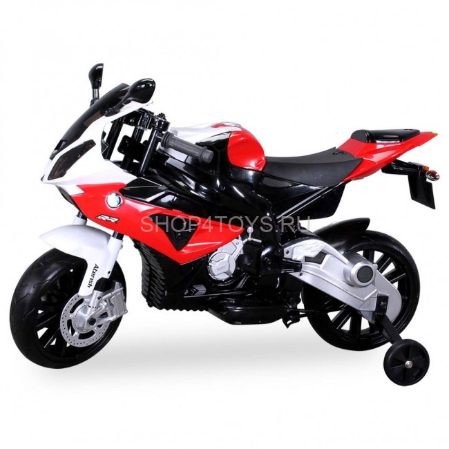 Детский электромотоцикл BMW S1000PR Red 12V - JT528-RED Детский электромотоцикл BMW S1000PR Red 12V - JT528-RED