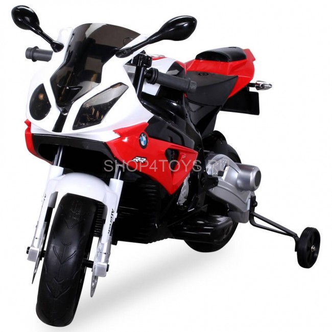 Детский электромотоцикл BMW S1000PR Red 12V - JT528-RED Детский электромотоцикл BMW S1000PR Red 12V - JT528-RED