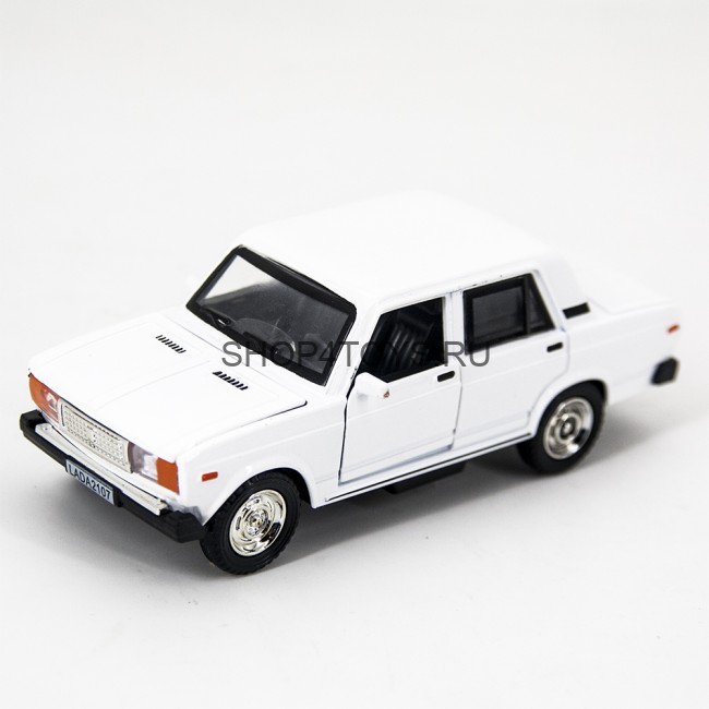 Металлическая модель Лада 2107 White (свет, звук, инерция) 1:32 - 82107D-12 Металлическая модель Лада 2107 White (свет, звук, инерция) 1:32 - 82107D-12