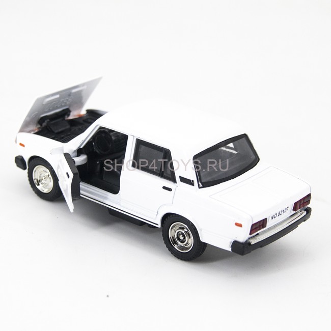 Металлическая модель Лада 2107 White (свет, звук, инерция) 1:32 - 82107D-12 Металлическая модель Лада 2107 White (свет, звук, инерция) 1:32 - 82107D-12