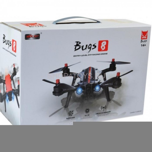 Радиоуправляемый квадрокоптер MJX Bugs 8 + FPV экран + FPV камера RTF 2.4G - MJX-B8-D43-C5830 Радиоуправляемый квадрокоптер MJX Bugs 8 + FPV экран + FPV камера RTF 2.4G - MJX-B8-D43-C5830