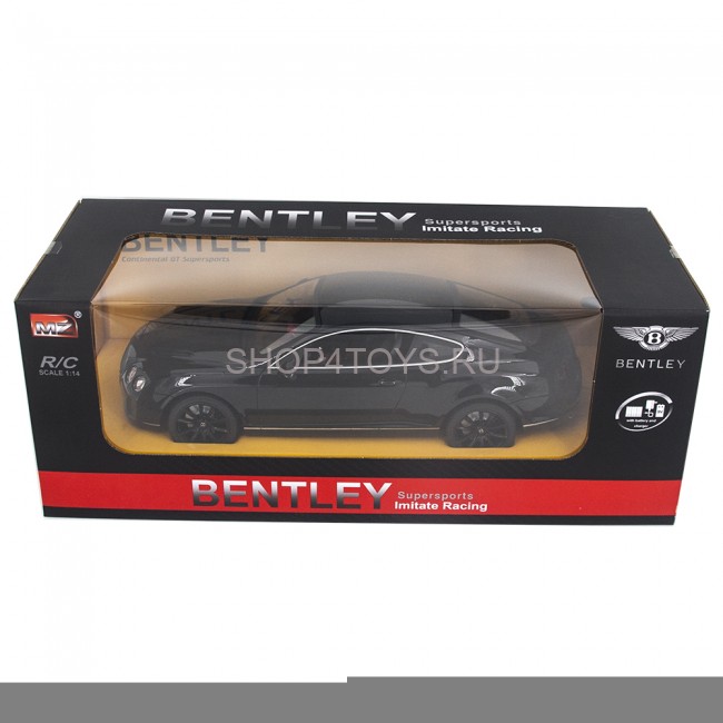 Радиоуправляемая машина Bentley GT Supersport Black 1:14 - MZ-2048