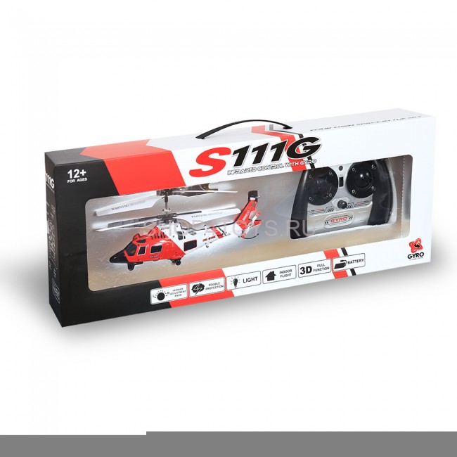 Радиоуправляемый вертолет - S111G с гироскопом