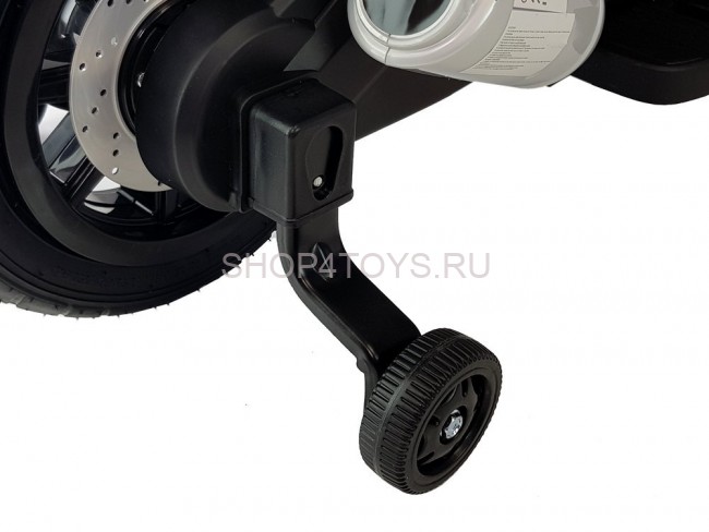 Детский мотоцикл Qike Чоппер белый - QK-307-BLACK Детский мотоцикл Qike Чоппер белый - QK-307-BLACK