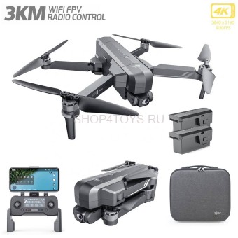 Квадрокоптер SJRC F11S 4K PRO 2-AXIS 4K EIS 5G GPS RTF (2 АКБ)  - F11S 4K PRO COMBO Квадрокоптер SJRC F11S 4K PRO 2-AXIS 4K EIS 5G GPS RTF (2 АКБ)  - F11S 4K PRO COMBO
