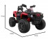 Детский квадроцикл Maverick ATV 12V 4WD - BBH-3588-4-RED Детский квадроцикл Maverick ATV 12V 4WD - BBH-3588-4-RED