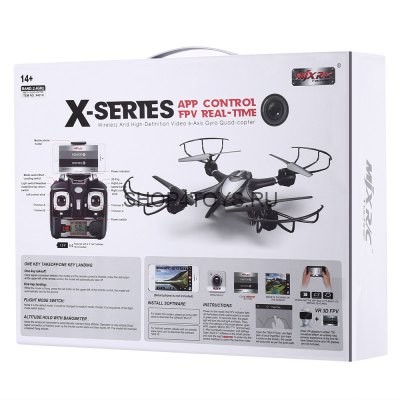 Радиоуправляемый квадрокоптер с барометром MJX X401H-B (черный) FPV 2.4G - X401H-B Радиоуправляемый квадрокоптер с барометром MJX X401H-B (черный) FPV 2.4G - X401H-B