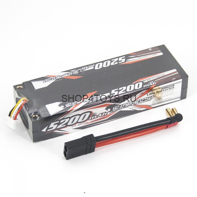 Аккумулятор Sunpadow Li-Po 11.1V 5200 40C S TRX plug - SP-5200-3-40C-S-T Аккумулятор Sunpadow Li-Po 11.1V 5200 40C S TRX plug - SP-5200-3-40C-S-T