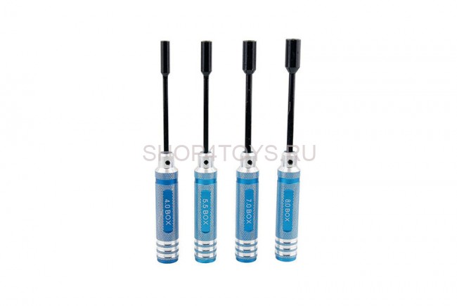 Набор торцевых отверток 5, 5.5, 7, 8 мм - HSP80213