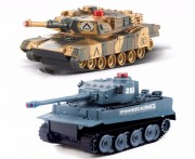 Радиоуправляемый танковый бой Huan QI Tiger vs Leopard 1:28 2.4G - 508C Радиоуправляемый танковый бой Huan QI Tiger vs Leopard 1:28 2.4G - 508C