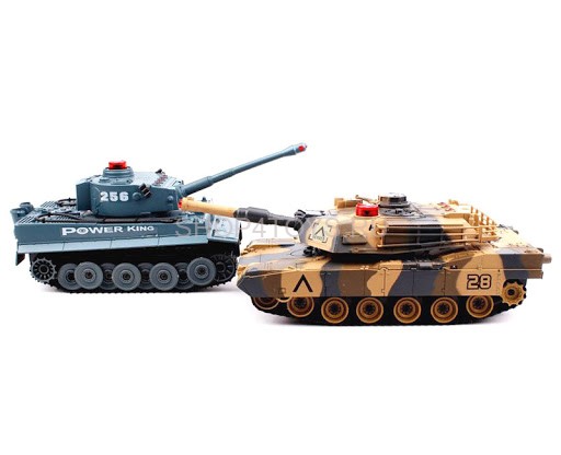Радиоуправляемый танковый бой Huan QI Tiger vs Leopard 1:28 2.4G - 508C Радиоуправляемый танковый бой Huan QI Tiger vs Leopard 1:28 2.4G - 508C