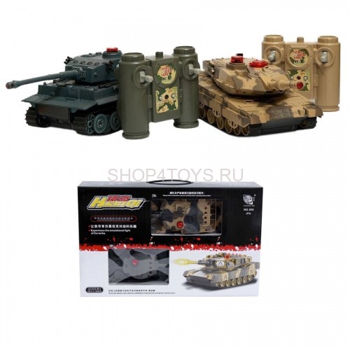 Радиоуправляемый танковый бой Huan QI Tiger vs Leopard 1:28 2.4G - 508C Радиоуправляемый танковый бой Huan QI Tiger vs Leopard 1:28 2.4G - 508C