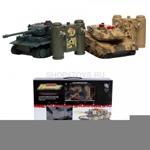 Радиоуправляемый танковый бой Huan QI Tiger vs Leopard 1:28 2.4G - 508C Радиоуправляемый танковый бой Huan QI Tiger vs Leopard 1:28 2.4G - 508C