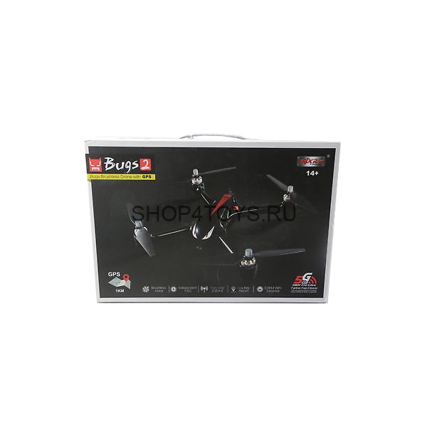 Радиоуправляемый квадрокоптер MJX R/C Black Bugs 2 GPS FPV WiFi Brushless 2.4G - B2W-BLACK Радиоуправляемый квадрокоптер MJX R/C Black Bugs 2 GPS FPV WiFi Brushless 2.4G - B2W-BLACK