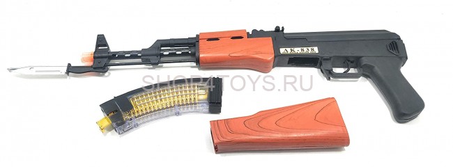 Автомат АК-47 (64 см, свет, звук, на батарейках) - AK838-1 Автомат АК-47 (64 см, свет, звук, на батарейках) - AK838-1