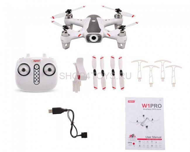 Радиоуправляемый квадрокоптер Syma W1PRO 4K FPV GPS 2.4G - W1PRO Радиоуправляемый квадрокоптер Syma W1PRO 4K FPV GPS 2.4G - W1PRO