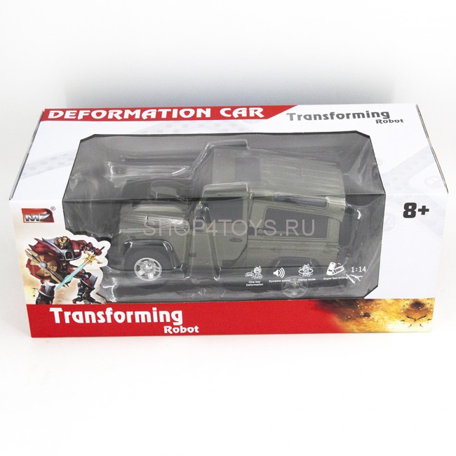 Радиоуправляемый трансформер MZ Land Rover Defender Green 1:14 - 2805P Радиоуправляемый трансформер MZ Land Rover Defender Green 1:14 - 2805P