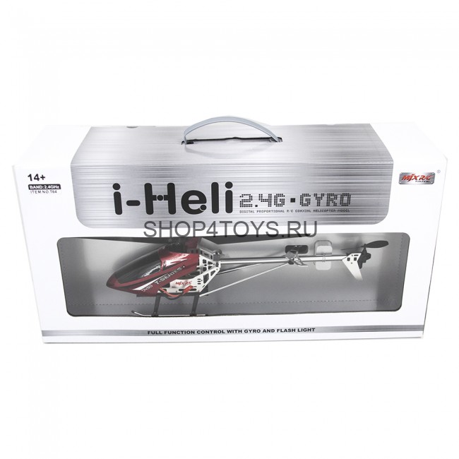 Радиоуправляемый вертолет MJX R/C i-Heli Shuttle Red T64/T604 - T64-R Радиоуправляемый вертолет MJX R/C i-Heli Shuttle Red T64/T604 - T64-R