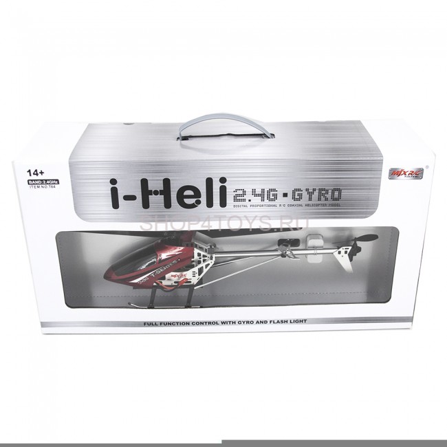Радиоуправляемый вертолет MJX R/C i-Heli Shuttle Red T64/T604 - T64-R Радиоуправляемый вертолет MJX R/C i-Heli Shuttle Red T64/T604 - T64-R