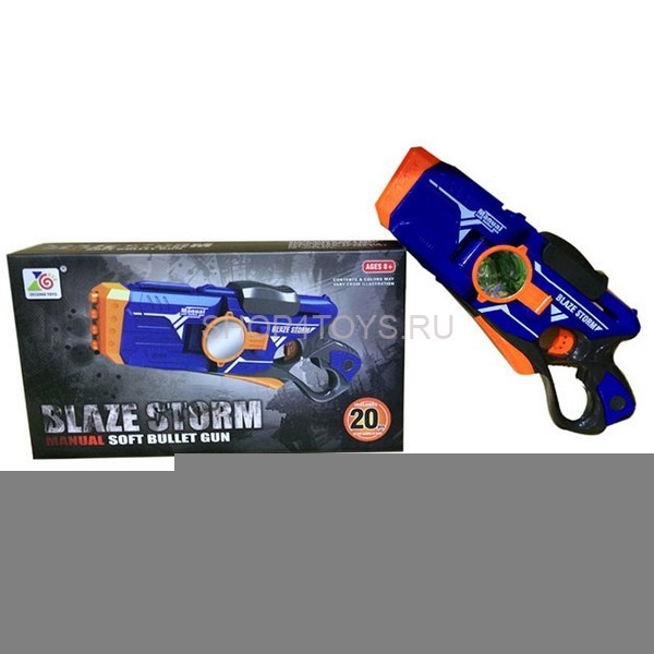 Механический бластер ''BlazeStorm''  с мягкими пулями - ZC7086 Механический бластер ''BlazeStorm''  с мягкими пулями - ZC7086