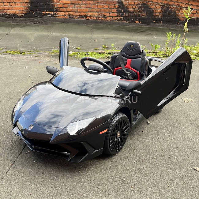 Детский электромобиль Lamborghini Aventador SV Roadster 2WD 12V - BDM0931-BLACK Детский электромобиль Lamborghini Aventador SV Roadster 2WD 12V - BDM0931-BLACK