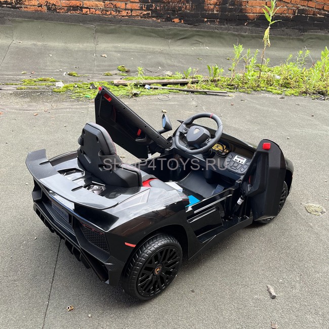 Детский электромобиль Lamborghini Aventador SV Roadster 2WD 12V - BDM0931-BLACK Детский электромобиль Lamborghini Aventador SV Roadster 2WD 12V - BDM0931-BLACK