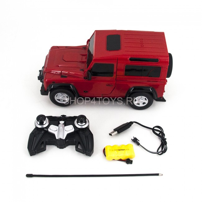 Радиоуправляемый трансформер MZ Land Rover Defender Red 1:14 - 2805P-R Радиоуправляемый трансформер MZ Land Rover Defender Red 1:14 - 2805P-R