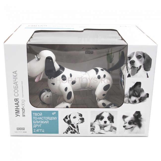 Радиоуправляемая умная собачка HappyCow Smart Dog Black - 777-338-RU Радиоуправляемая умная собачка HappyCow Smart Dog Black - 777-338-RU