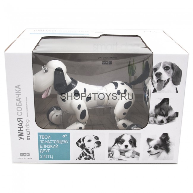 Радиоуправляемая умная собачка HappyCow Smart Dog Black - 777-338-RU Радиоуправляемая умная собачка HappyCow Smart Dog Black - 777-338-RU