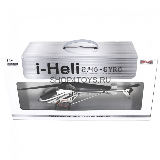 Радиоуправляемый вертолет MJX R/C i-Heli Shuttle Silver T64/T604 - T64 Радиоуправляемый вертолет MJX R/C i-Heli Shuttle Silver T64/T604 - T64