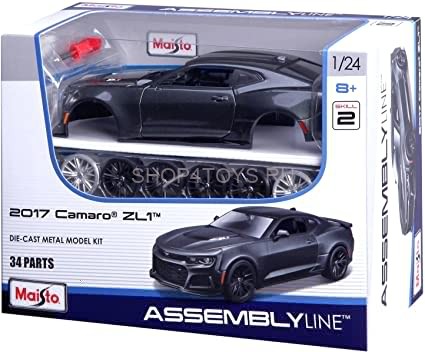Сборная металлическая модель Maisto 2017 Camaro ZL1 1:24 - 39900 Сборная металлическая модель Maisto 2017 Camaro ZL1 1:24 - 39900
