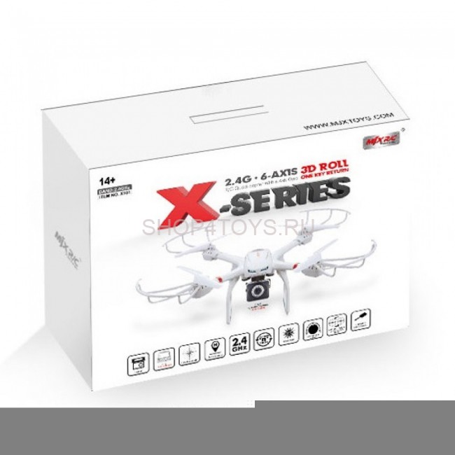 Радиоуправляемый квадрокоптер MJX X101A c HD FPV камерой - X101A-4018 Радиоуправляемый квадрокоптер MJX X101A c HD FPV камерой - X101A-4018