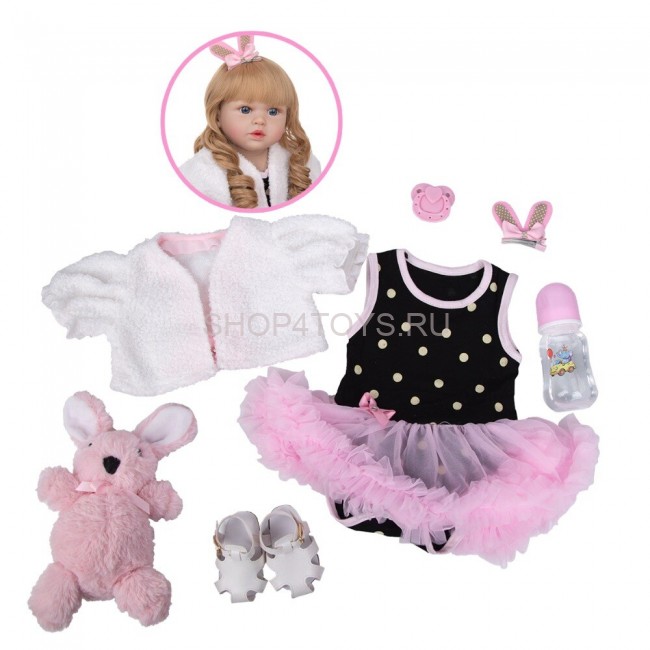 Реборн силиконовая девочка Мэриэль