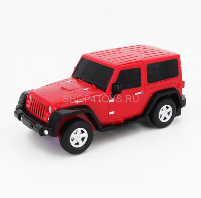 Радиоуправляемый робот трансформер Jeep Rubicon Red 1:14 - 2329PF Радиоуправляемый робот трансформер Jeep Rubicon Red 1:14 - 2329PF