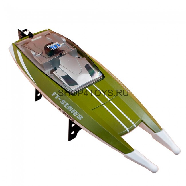 Радиоуправляемый катер Feilun FT016 Racing Boat Green RTR 2.4G - FT016 Радиоуправляемый катер Feilun FT016 Racing Boat Green RTR 2.4G - FT016