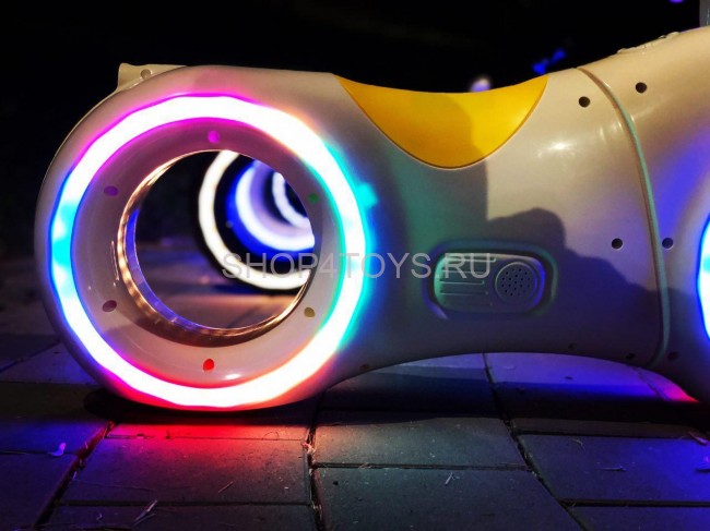 Беговел Star One Scooter - DB002-WHITE-YELLOW Беговел Star One Scooter - DB002-WHITE-YELLOW