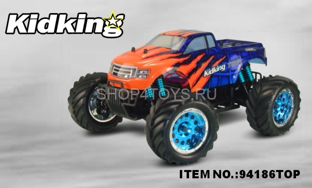 Радиоуправляемый внедорожник HSP Electric Off-Road KidKing TOP 4WD 1:16 - 94186TOP - 2.4G