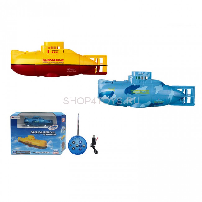 Радиоуправляемая подводная лодка Blue Submarine - CT-3311-BLUE Радиоуправляемая подводная лодка Blue Submarine - CT-3311-BLUE