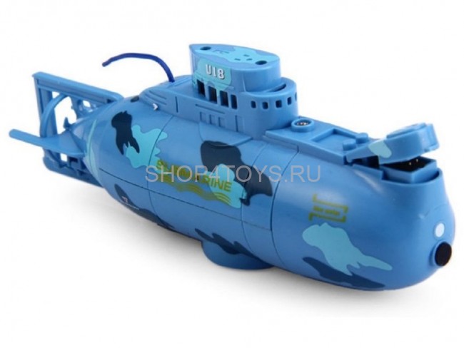 Радиоуправляемая подводная лодка Blue Submarine - CT-3311-BLUE Радиоуправляемая подводная лодка Blue Submarine - CT-3311-BLUE