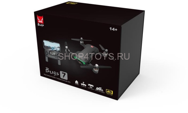 Радиоуправляемый квадрокоптер MJX Bugs 7 V2 4K - MJX-B7-V2 Радиоуправляемый квадрокоптер MJX Bugs 7 V2 4K - MJX-B7-V2