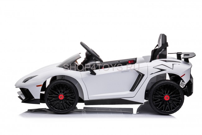 Детский электромобиль Lamborghini Aventador SV Roadster 2WD 12V - BDM0931-WHITE Детский электромобиль Lamborghini Aventador SV Roadster 2WD 12V - BDM0931-WHITE