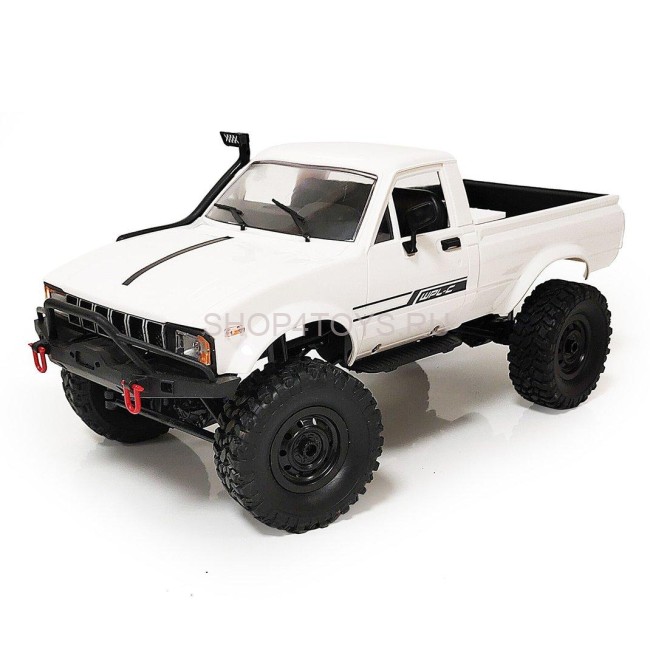 Радиоуправляемая машина WPL пикап Hilux (белый) 4WD 2.4G 1:16 RTR - WPLC-24-1 Радиоуправляемая машина WPL пикап Hilux (белый) 4WD 2.4G 1:16 RTR - WPLC-24-1