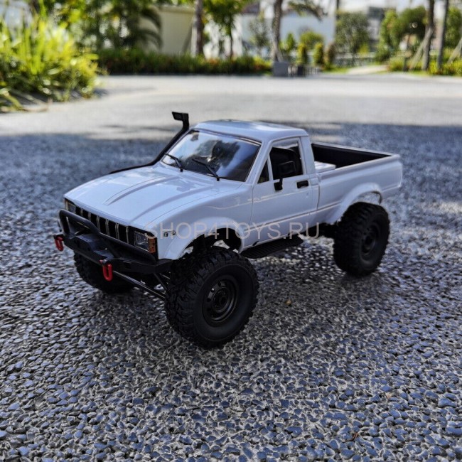 Радиоуправляемая машина WPL пикап Hilux (белый) 4WD 2.4G 1:16 RTR - WPLC-24-1 Радиоуправляемая машина WPL пикап Hilux (белый) 4WD 2.4G 1:16 RTR - WPLC-24-1