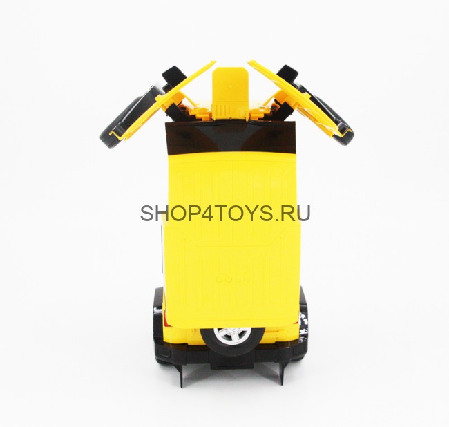 Радиоуправляемый робот трансформер Jeep Rubicon Yellow 1:14 - 2329PF Радиоуправляемый робот трансформер Jeep Rubicon Yellow 1:14 - 2329PF