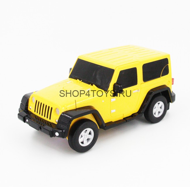Радиоуправляемый робот трансформер Jeep Rubicon Yellow 1:14 - 2329PF Радиоуправляемый робот трансформер Jeep Rubicon Yellow 1:14 - 2329PF
