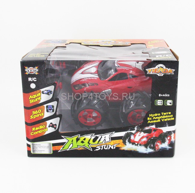Радиоуправляемая машина амфибия YED Aqua Stunt Red - YE81409-R Радиоуправляемая машина амфибия YED Aqua Stunt Red - YE81409-R