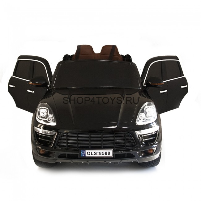 Детский электромобиль  Порше Porsche Macan S Black 12V 2.4G - QLS-8588 Детский электромобиль  Порше Porsche Macan S Black 12V 2.4G - QLS-8588