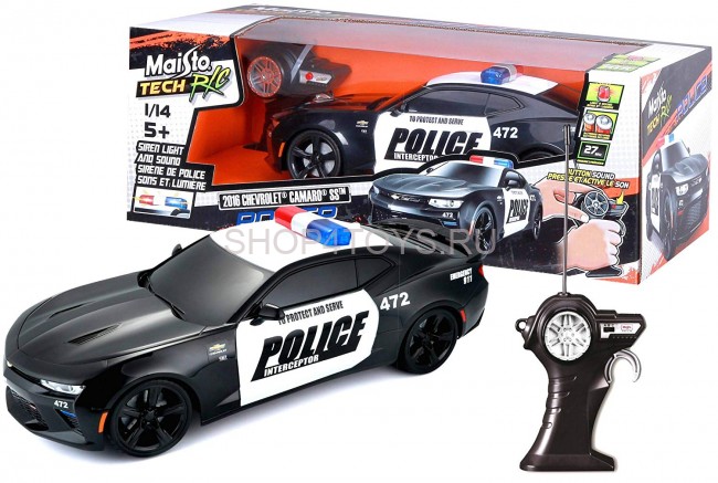 Радиоуправляемая машина Chevrolet Camaro Полиция (с мигалками) 1:14 - 81276 Радиоуправляемая машина Chevrolet Camaro Полиция (с мигалками) 1:14 - 81276