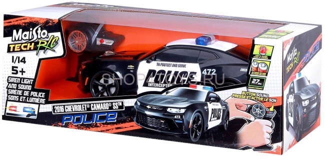 Радиоуправляемая машина Chevrolet Camaro Полиция (с мигалками) 1:14 - 81276 Радиоуправляемая машина Chevrolet Camaro Полиция (с мигалками) 1:14 - 81276